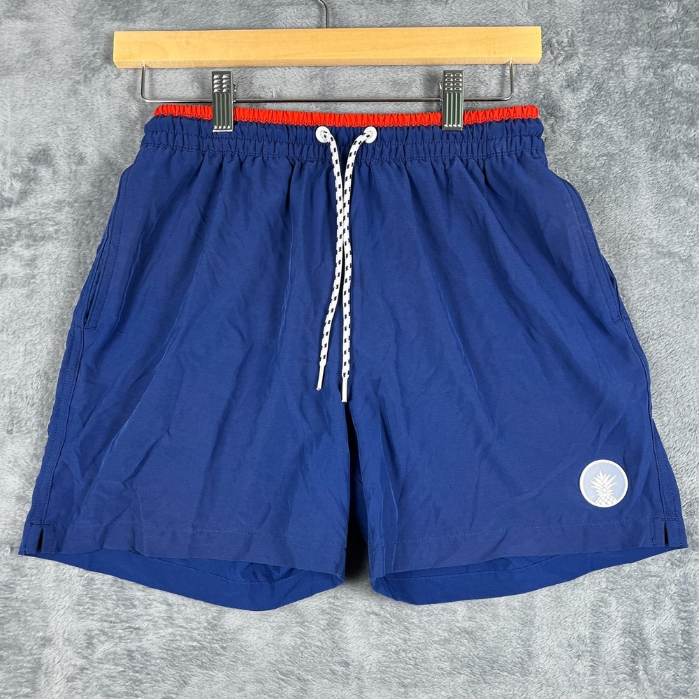 Chubbies 5.5" Classic Swim Trunk Mens Small Blue Mesh Lined Quick Dry Drawstring